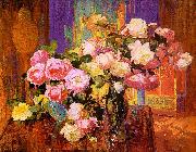 Bischoff, Franz Roses oil painting artist